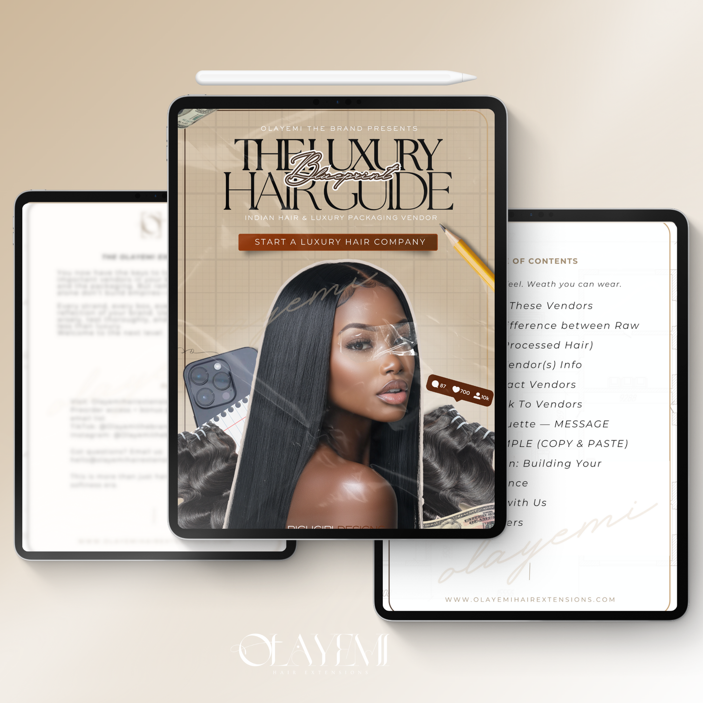 THE LUXURY HAIR GUIDE BLUEPRINT: VENDORS LIST