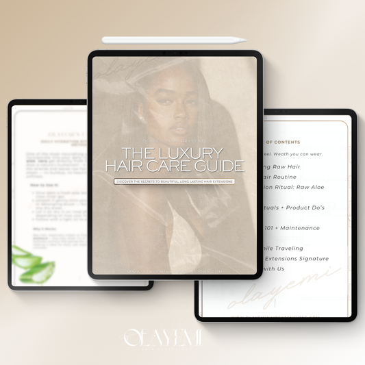 LUXURY HAIR CARE GUIDE